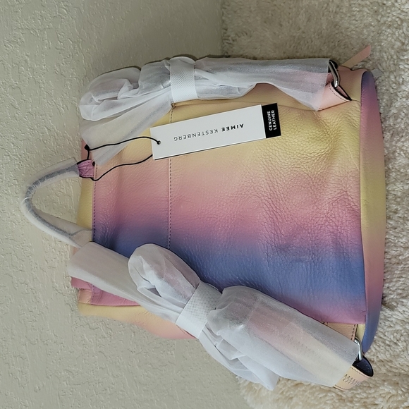NWT Aimee Kestenberg Sunset Ombre Backpack $248 - Picture 3 of 16